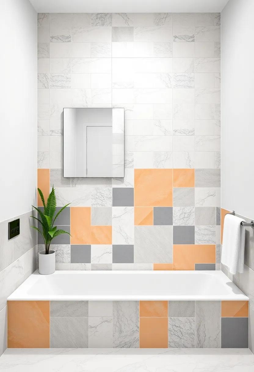 Creating Visual Interest with Colorful Tile Arrangements