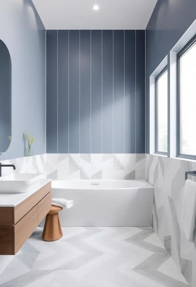 Transforming Your Bathroom With Bold Geometric patterns