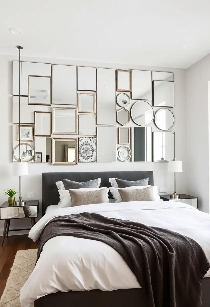 Add a Decorative Mirror Wall: Create ‍an eye-catching gallery ‌of different-sized mirrors on one wall ‌to enhance depth and character
