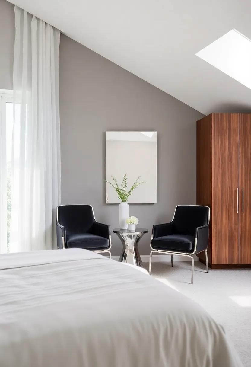 Choose Mirrored Furniture: ⁢Opt for chairs or benches with mirrored accents to add a modern‌ twist to your seating​ arrangements