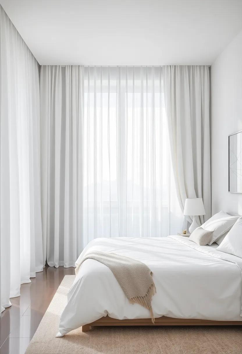 Choose ⁢Mirrored Curtains: Opt for curtain fabrics ⁤with reflective qualities to​ play with light and create a stunning draped effect