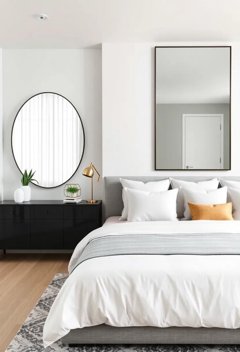 Hang Oversized Mirrors: A large,‍ statement mirror can amplify space and serves as a striking piece of decoration, making your room feel more stylish