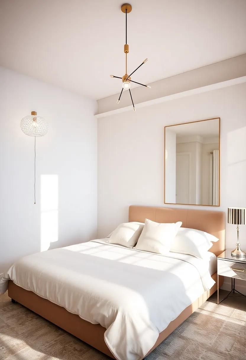 Select Mirrored Lighting Fixtures: Choose chandeliers or table lamps with mirrored elements to elevate your‌ lighting and punctuate the ‍space with brilliance