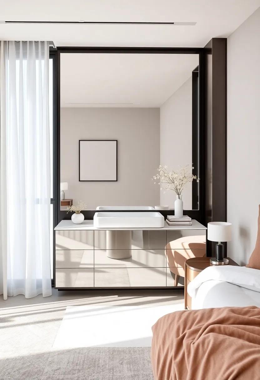 Use Mirrored Change⁢ Mats: If you have a nursery corner in your ‍bedroom, consider a mirrored changing station ⁢to combine elegance with practicality