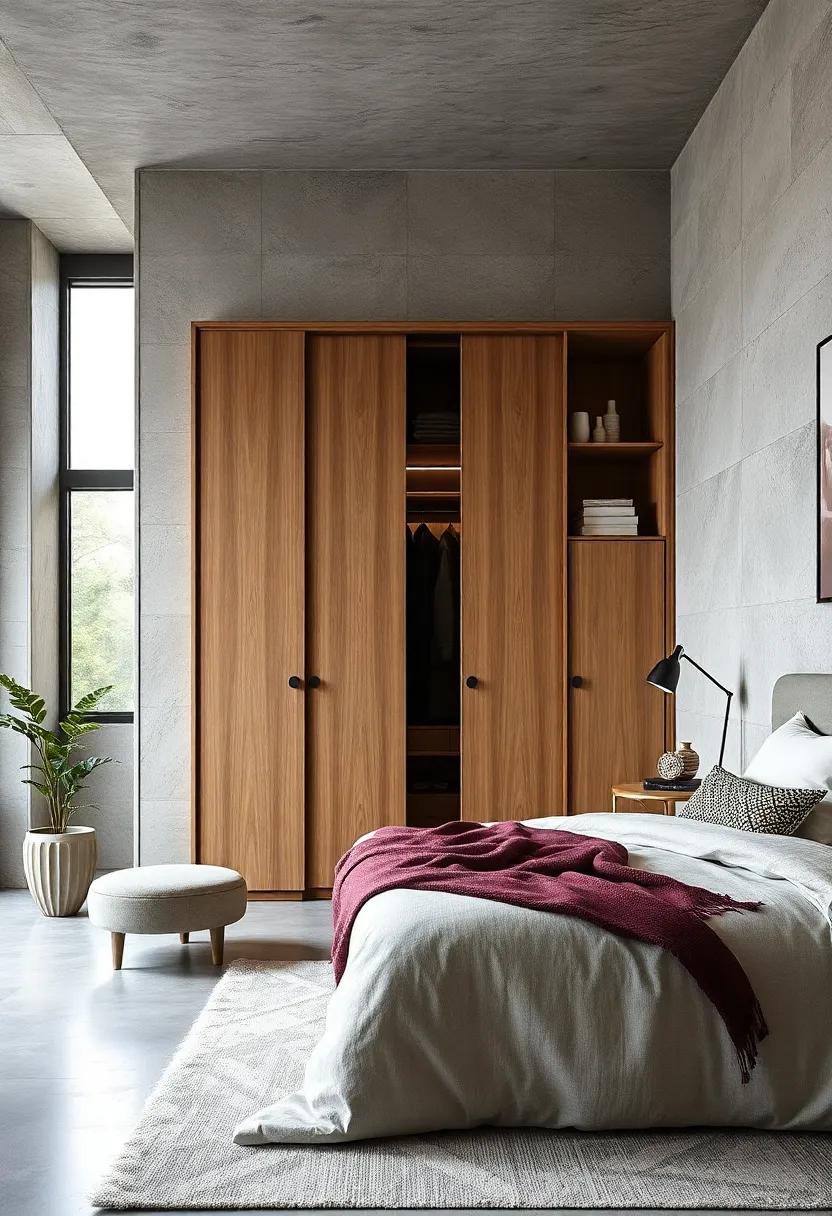 Sliding Doors: Utilize sliding doors for a space-saving wardrobe that’s perfect for narrow bedrooms while adding a modern flair