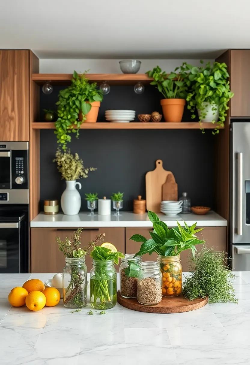 Herbal and spice Gardens: Fresh Touches for Your Kitchen Bar