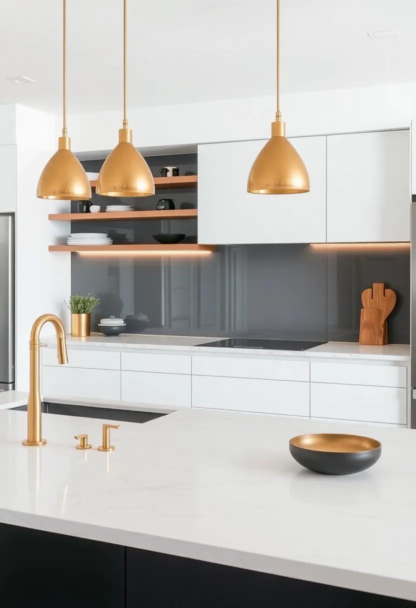 Mix ⁤and Match Metals: combine brass accents with ⁣stainless steel ⁢or matte⁤ black finishes for a trendy mixed-metal look