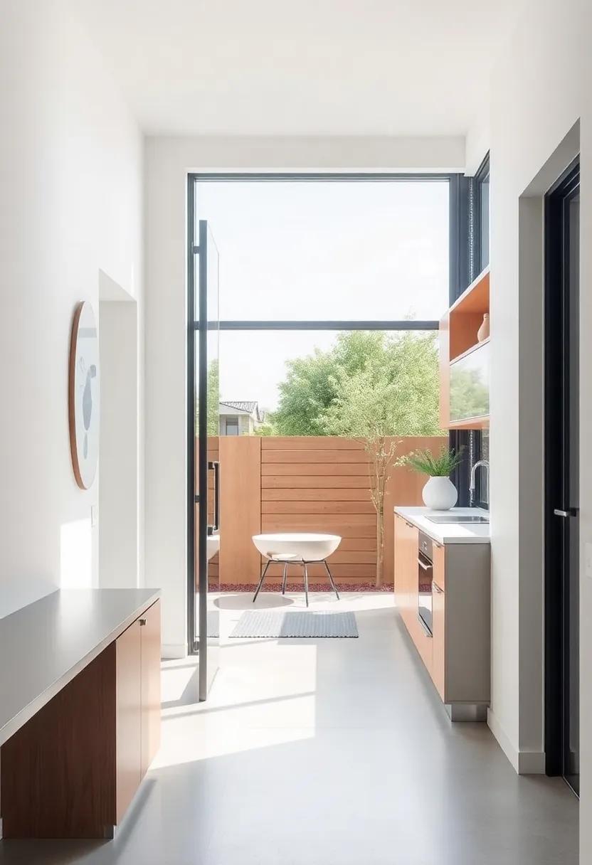 Framed Views: showcasing the Outdoors Through Your Kitchen Entrance