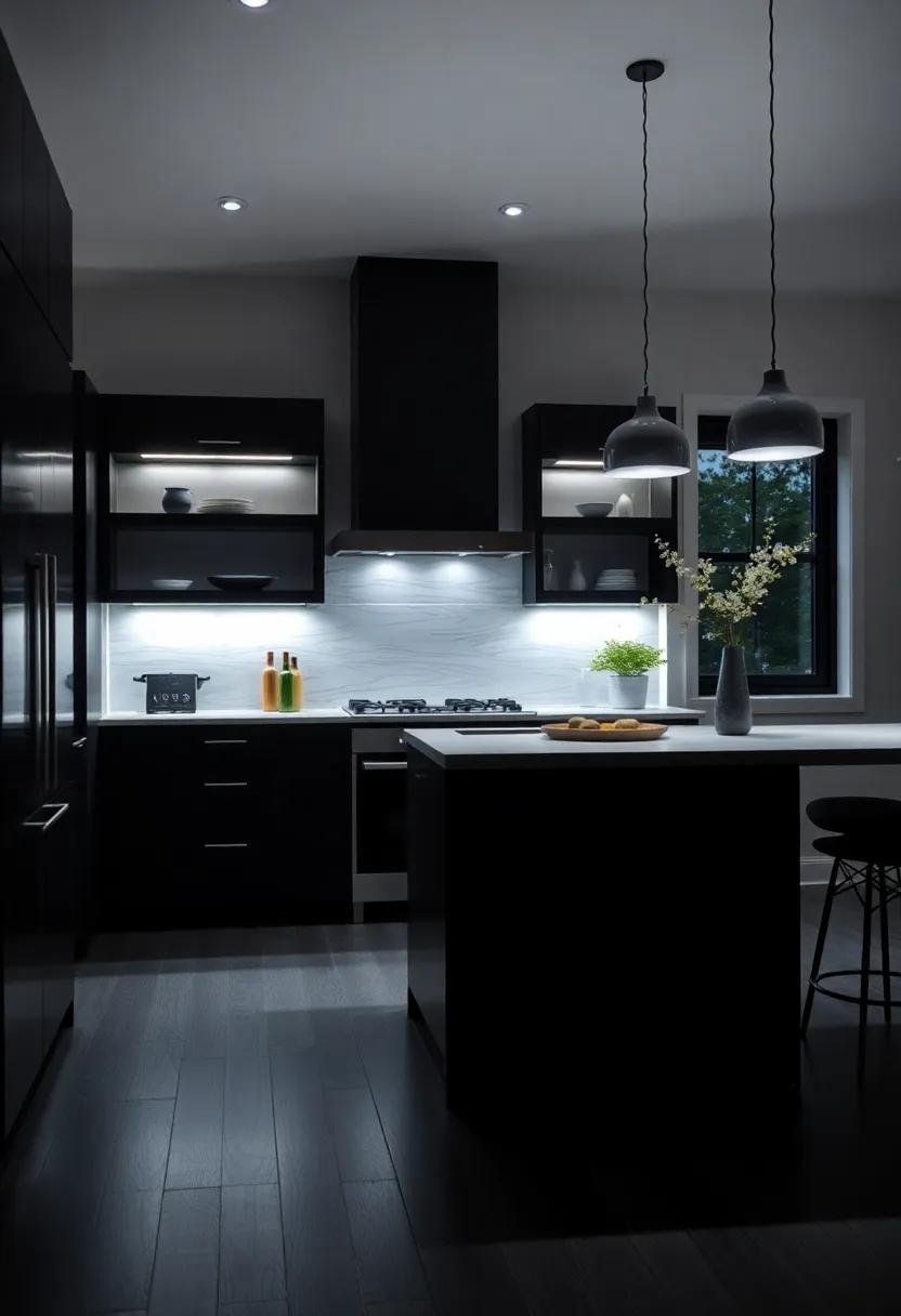 Visualizing contrast: The Power of Light and Dark in Kitchen Spaces
