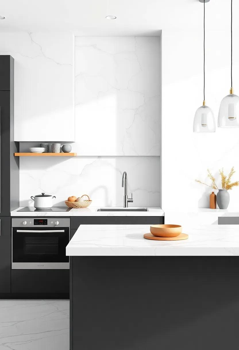Color Coordination: Blending Marble with Kitchen Accessories