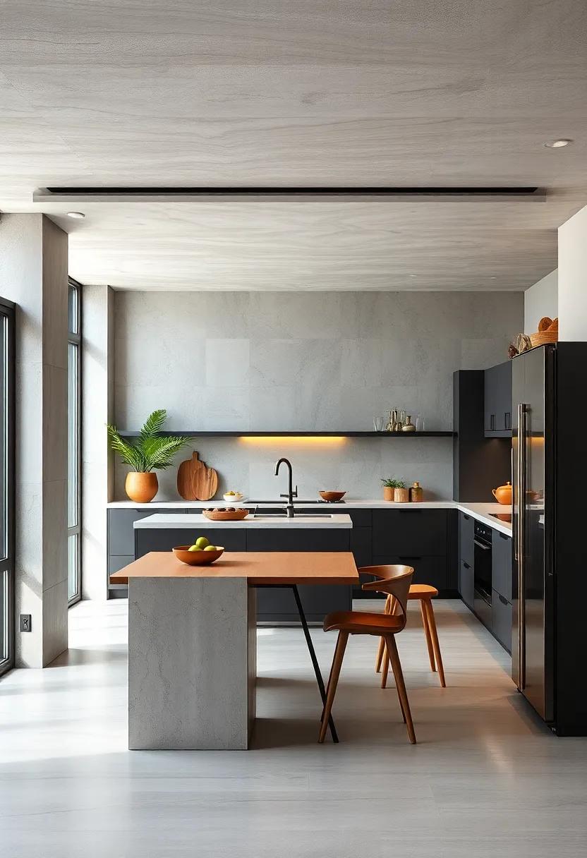 Clean Lines: Opt for straight-edged designs in furniture and fixtures to promote a sense of order and simplicity