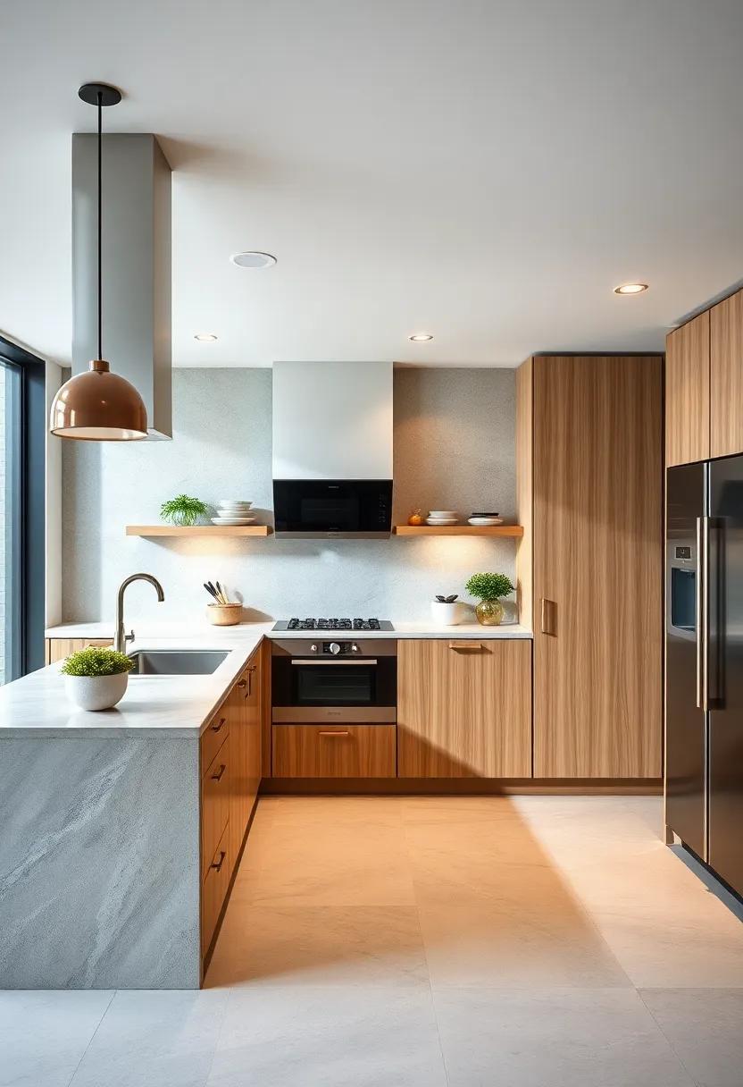 Minimalist Hardware: Choose simple, understated cabinet pulls and knobs that complement the overall aesthetic without drawing attention