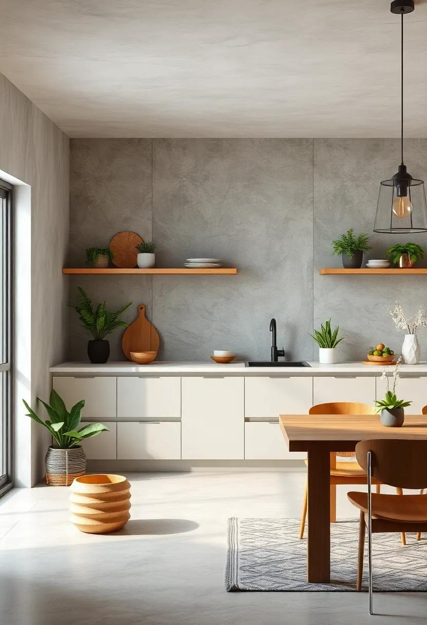 Natural Elements: Incorporate plants and herbs for a touch of greenery that adds life without overwhelming the senses