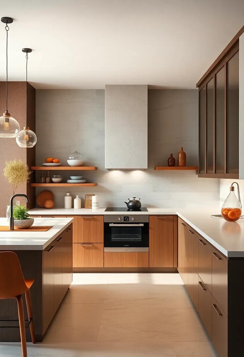 Simple Backsplashes: Choose unobtrusive tile or stone backsplashes that complement the overall color scheme without being too bold