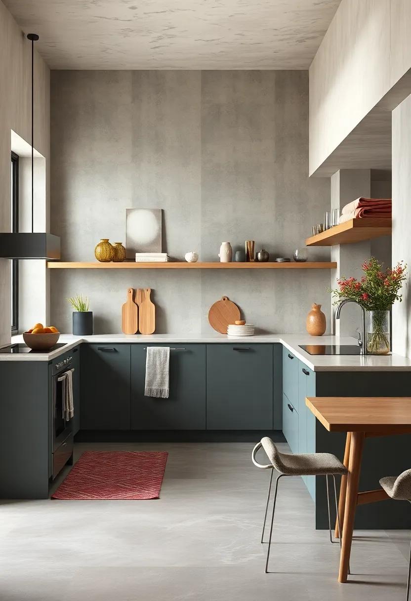 Textured Fabrics: Use soft,tactile textiles in dish towels,aprons,or cushions that invite comfort without cluttering the space