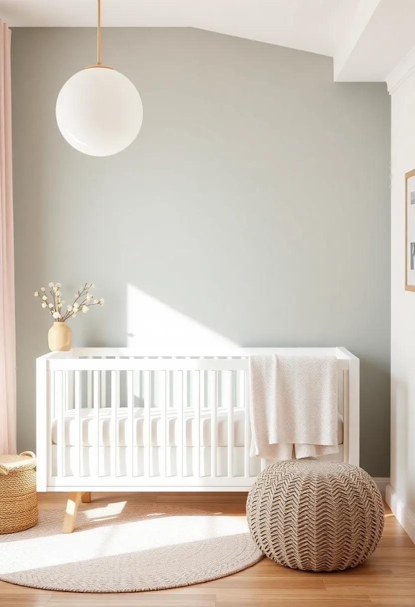 Soft color Palettes: Embrace gentle hues like pastels and neutrals to create a calming atmosphere that promotes relaxation for both baby and parents