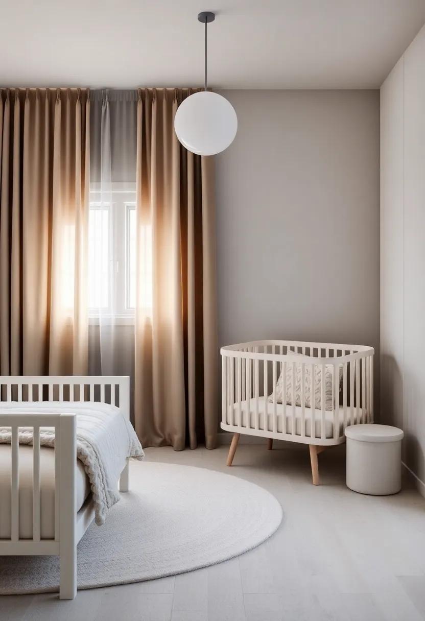 Sound-Proofing Elements: Incorporate thick curtains or acoustic panels to help create a serene space that promotes restful sleep and minimizes noise disturbances