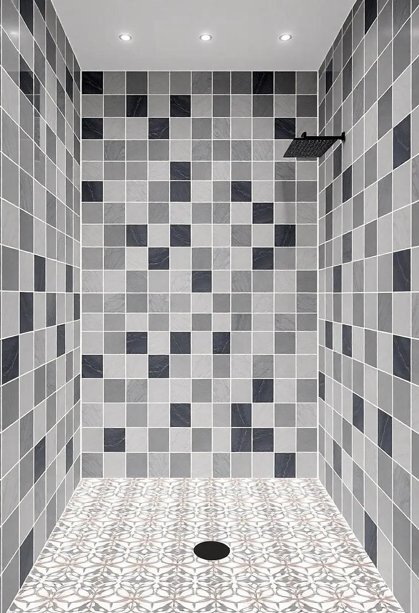 Bold Patterns that Transform: Exploring geometric Tile Designs for Showers