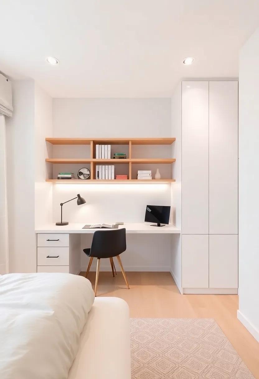 Balance⁣ Style and Functionality‍ With Built-In Desk Spaces for Dual Use