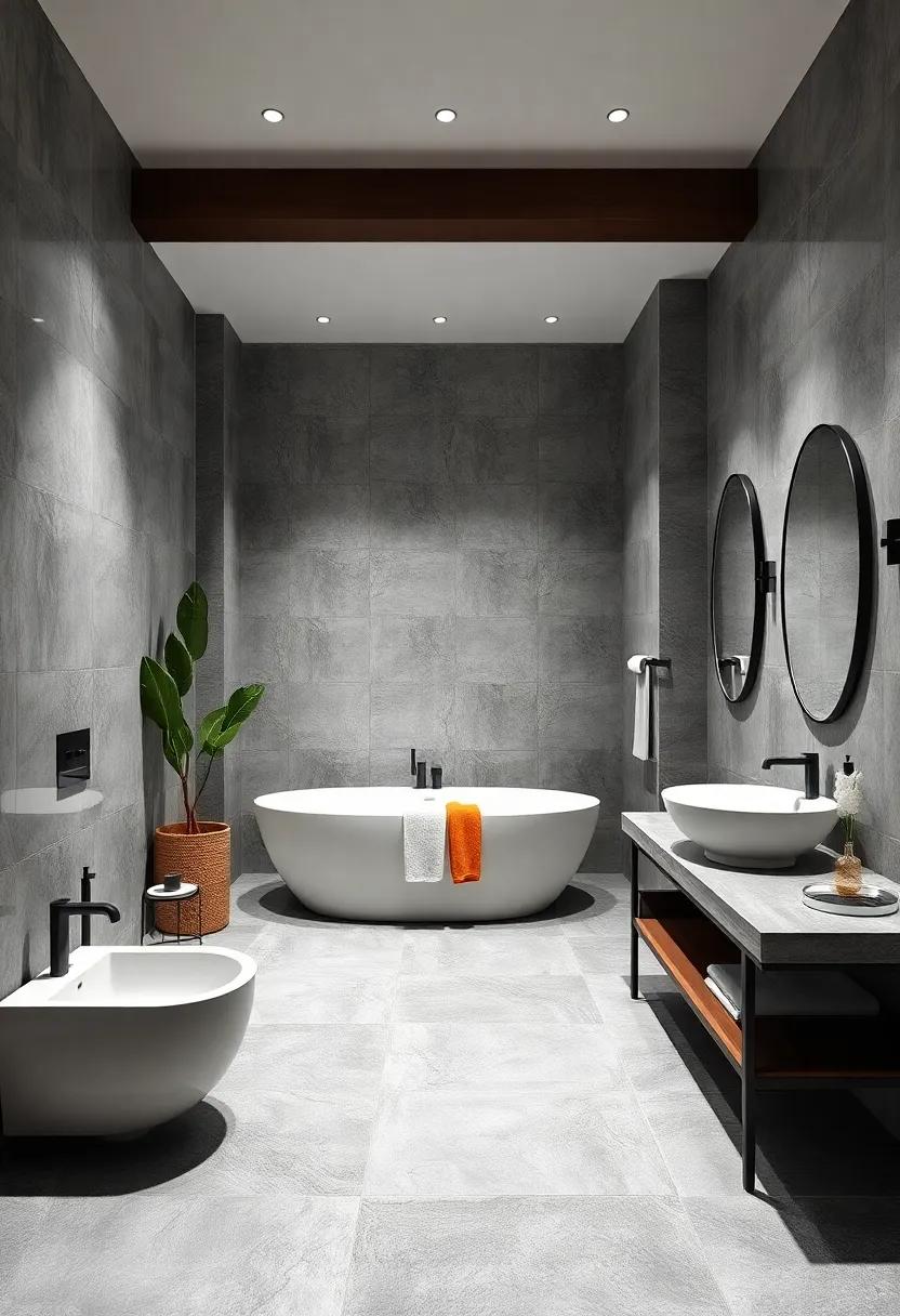 Bathroom Flooring Choices: Enhancing Serenity with Monochrome Tiles