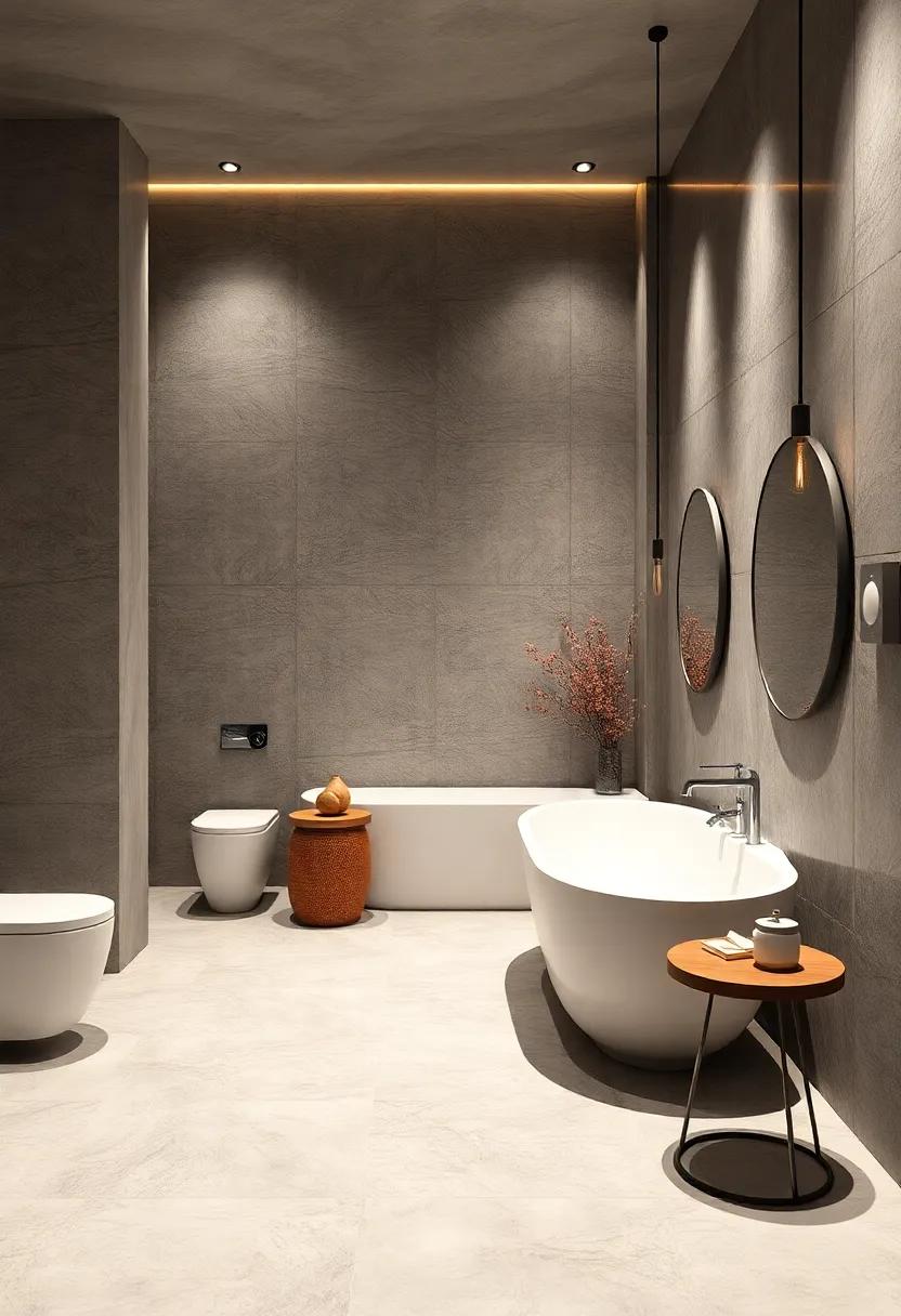 Cohesive Design Elements: Linkages between Monochrome Fixtures and Fittings