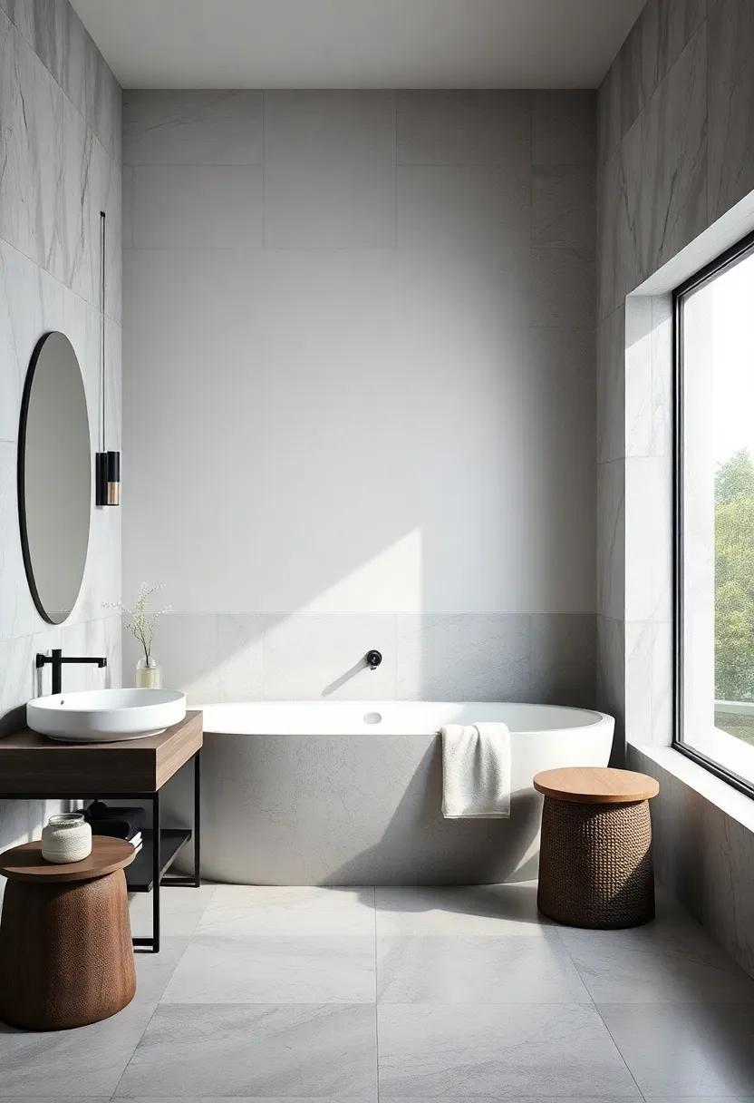 the Power of mirrors: Reflecting Monochrome Zen in Your Bathroom Space