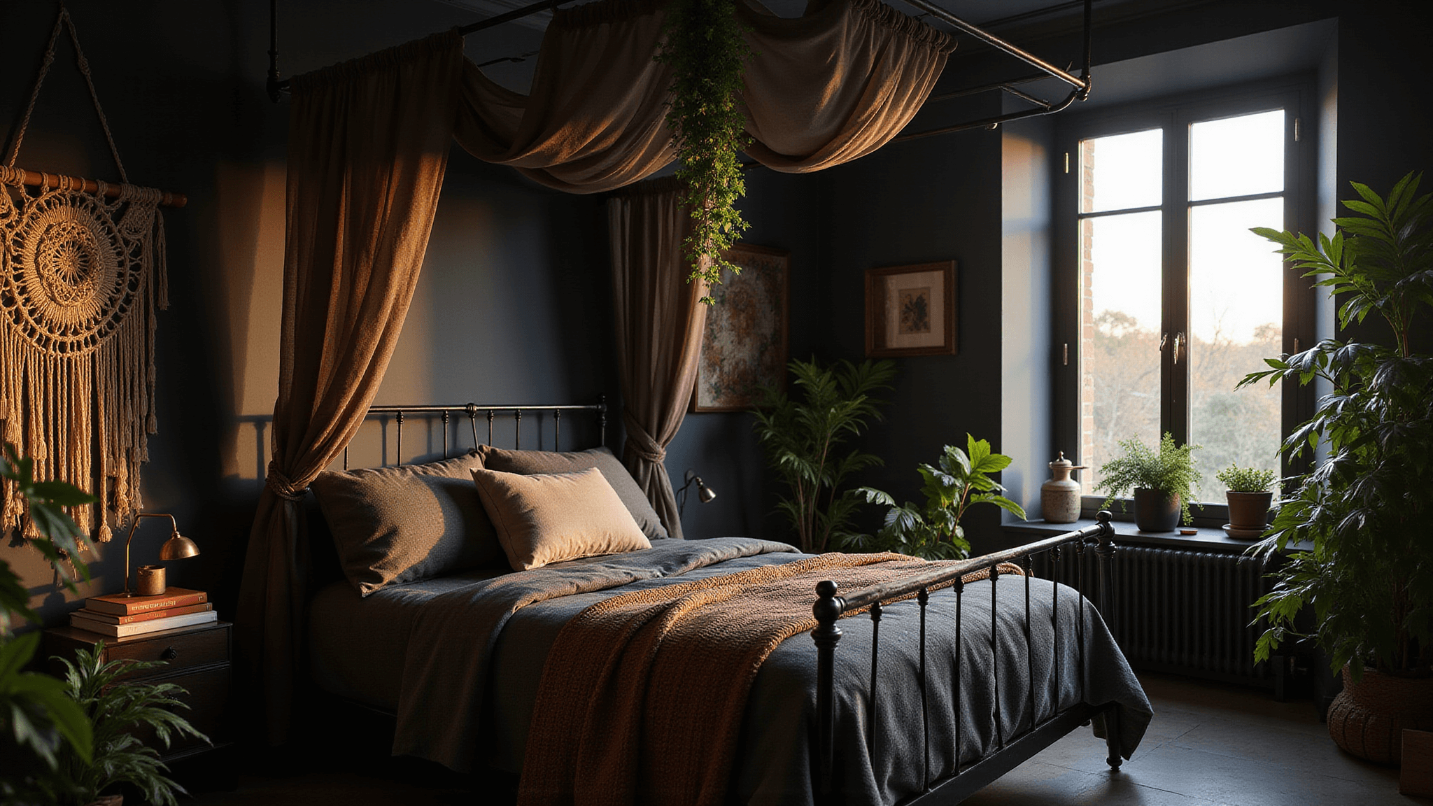 Create a Moody, Magical Black Boho Bedroom: The Ultimate Guide Create a Moody, Magical Black Boho Bedroom: The Ultimate Guide