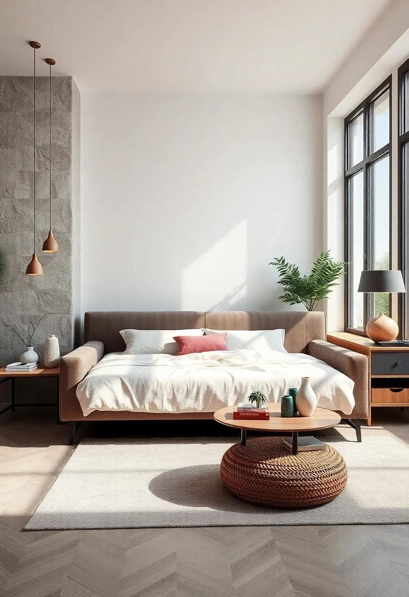 Daybed: Create a flexible space that works as a comfortable bed and a stylish sofa for daytime lounging