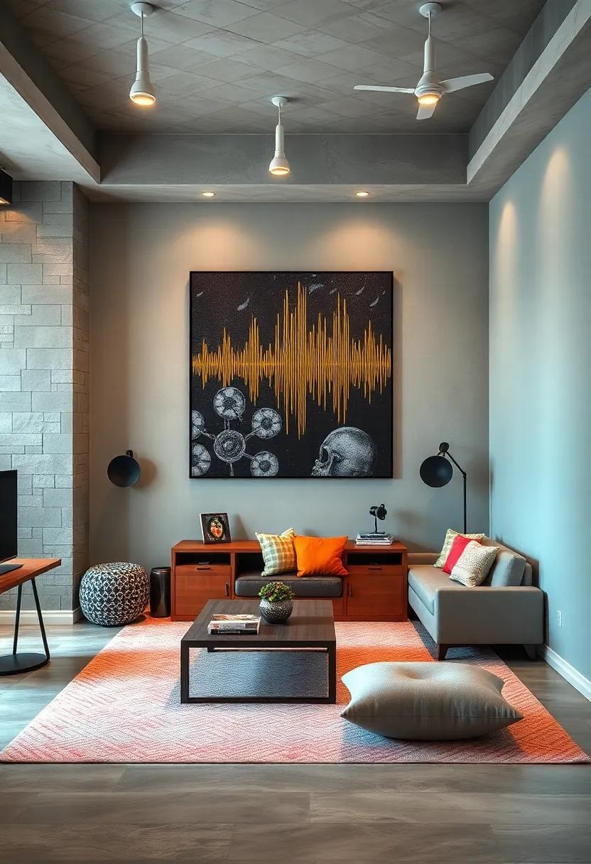 Soundwave Art: Create a custom piece of art that visually represents the soundwaves of his favorite songs, blending personal expression with decor