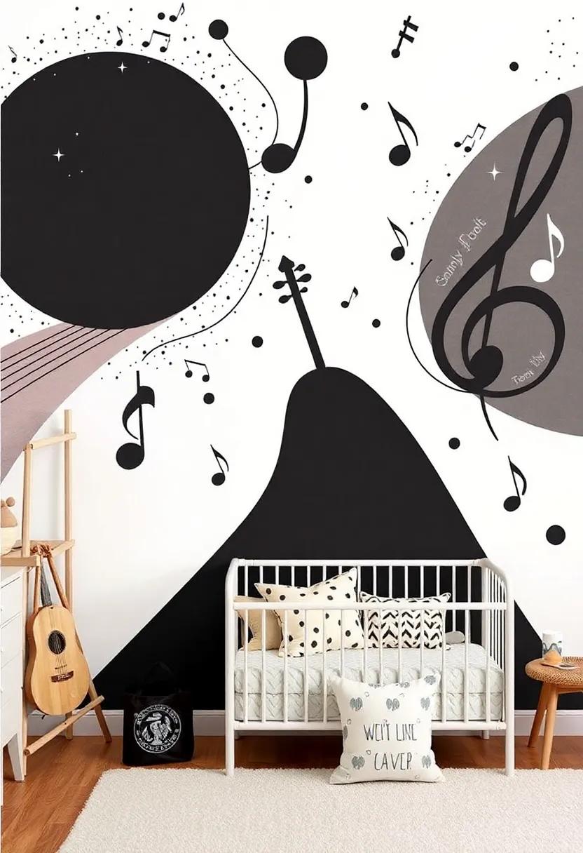 Whimsical ‌Wall Art: Transforming Spaces with Music-Themed Murals