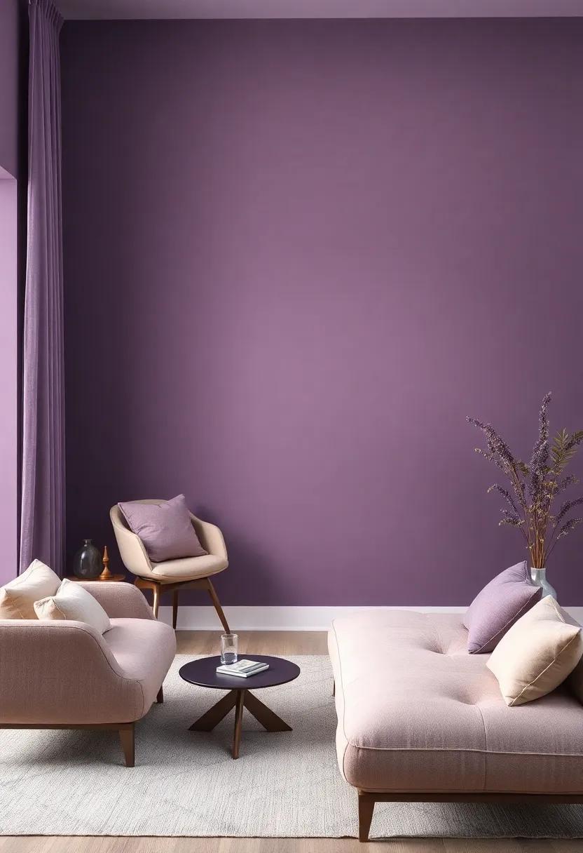 Misty Plum: A gentle purple that​ evokes ⁤a gentle serenity while adding ​a hint of drama ​to your ​decor