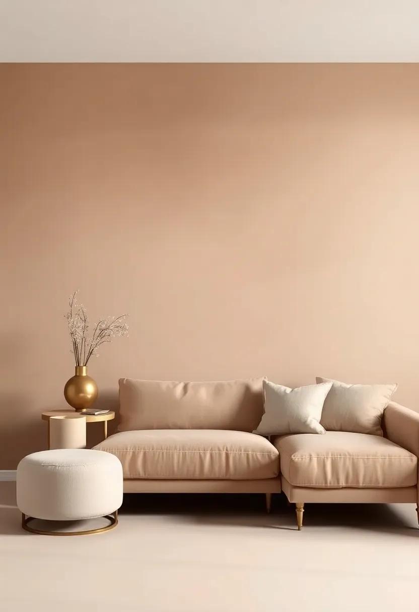 Muted‍ Gold:⁣ Infuse‌ a ⁢hint of ⁢luxury with ⁣this soft metallic ⁤shade, ideal for creating a glamorous yet subtle ambiance