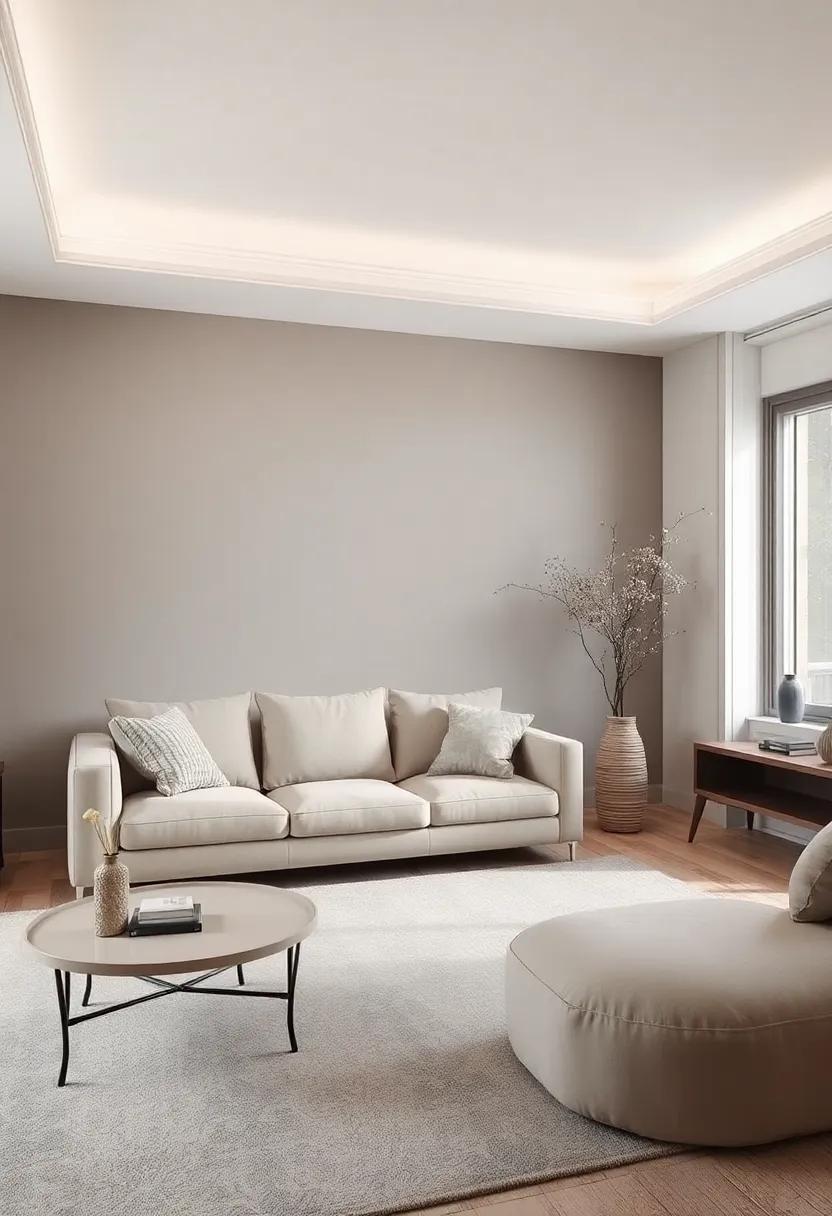 Greige: A balanced mix of gray and beige that offers⁤ versatile elegance, making it a favorite for⁤ modern ‍interiors