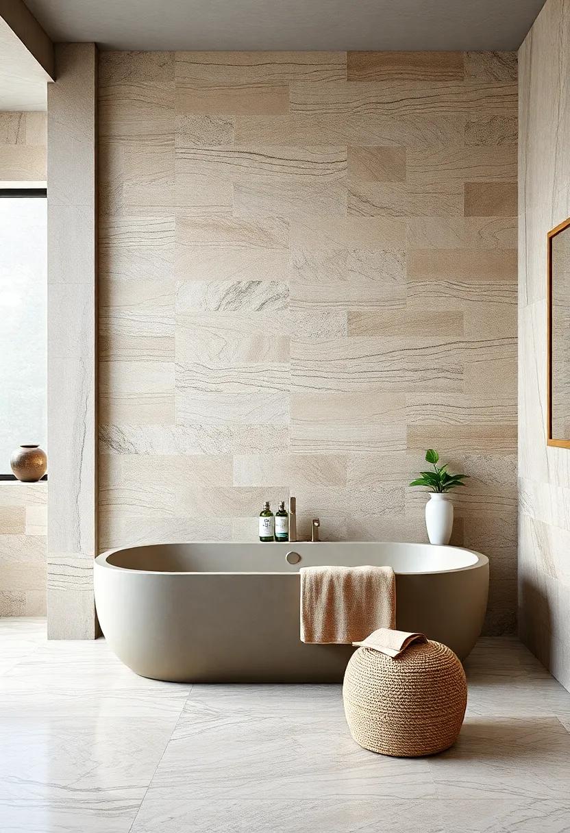 Calming Blue Limestone: Experience the tranquility offered by blue limestone tiles, perfect for crafting a peaceful spa-like atmosphere in your shower area