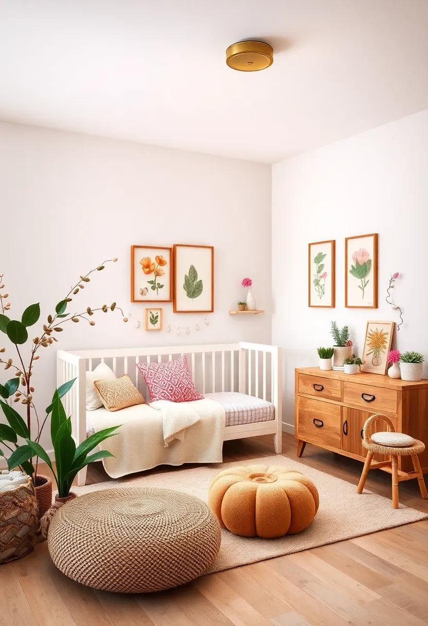 Crafty DIY Decorations: Get creative with DIY projects like painted rocks or pressed flowers framed in glass to personalize the space