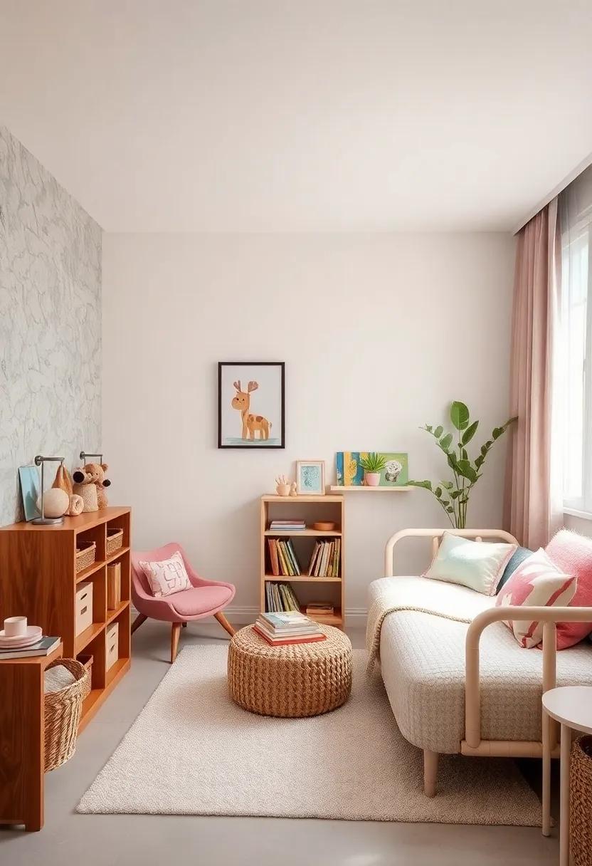 Storybook Corner: Designate a cozy corner with a small bookshelf filled with nature-themed children’s books to inspire a lifelong love for reading