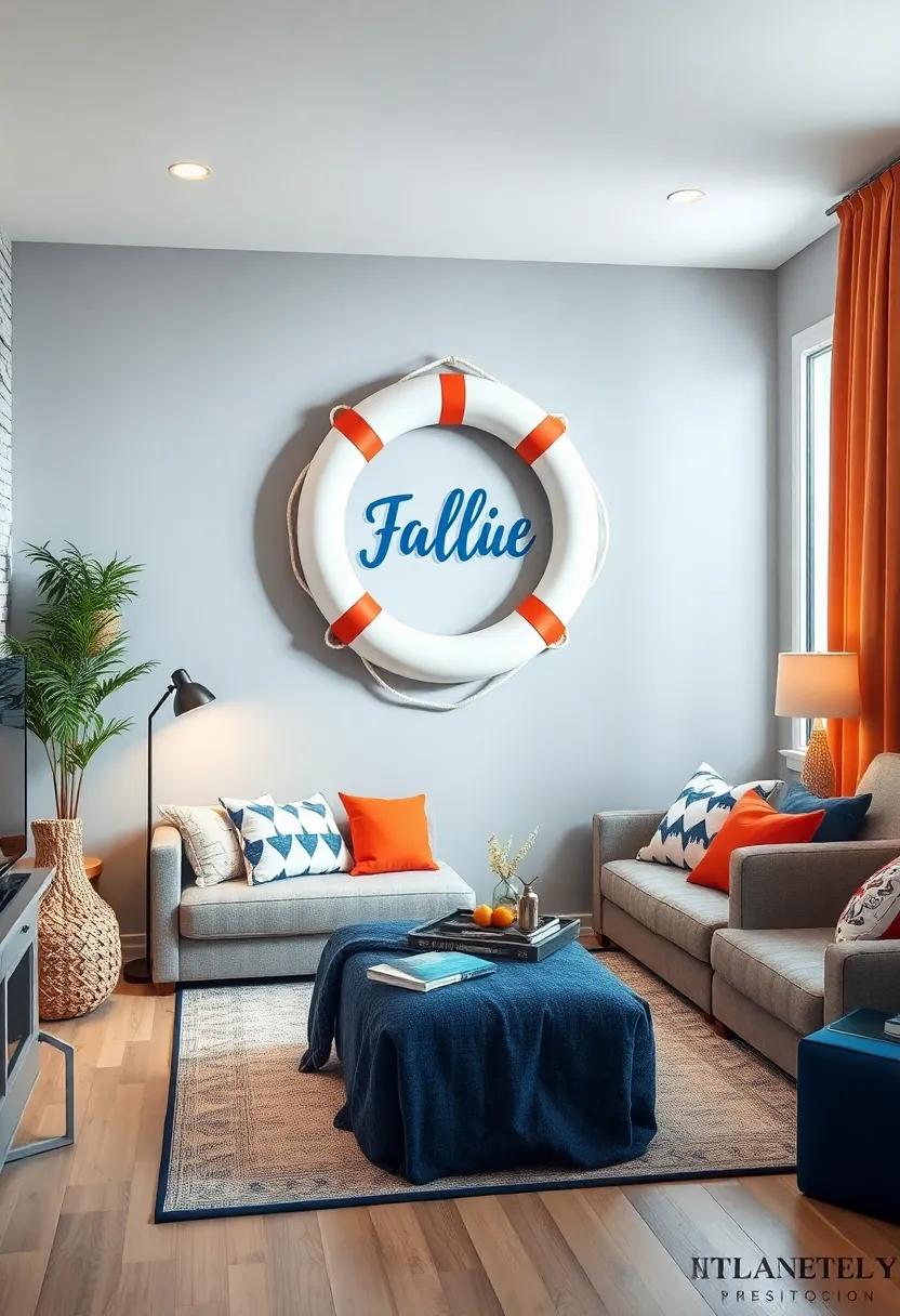 Lifebuoy⁢ Wall ⁤Decor: Hang a lifebuoy with a personalized name on the wall to add a fun, thematic touch that makes the space uniquely theirs