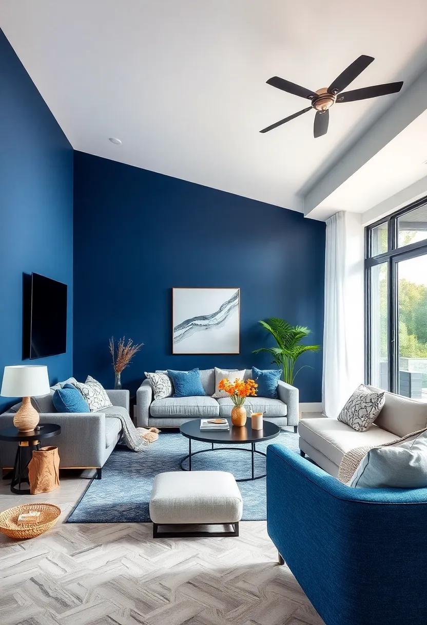 Crafting Cozy Corners: Designing Inviting⁣ spaces with ⁢Navy⁢ and White Accents