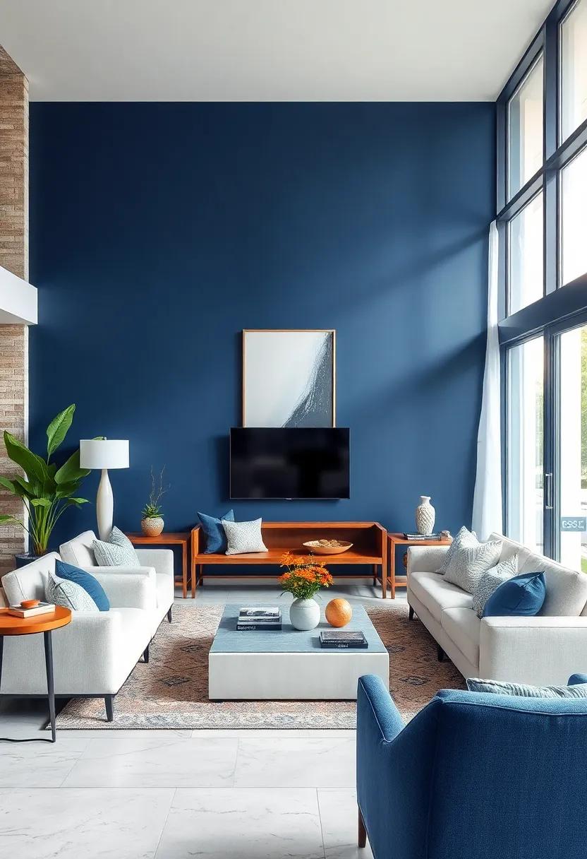 Infusing Character: Adding Accents that Elevate Navy and White Interiors