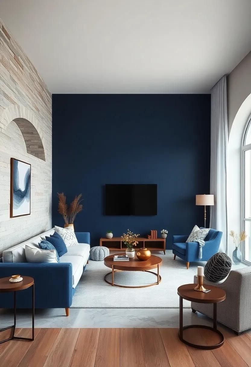 Personal touches: Curating Personalized Elements in Navy and⁢ White Settings