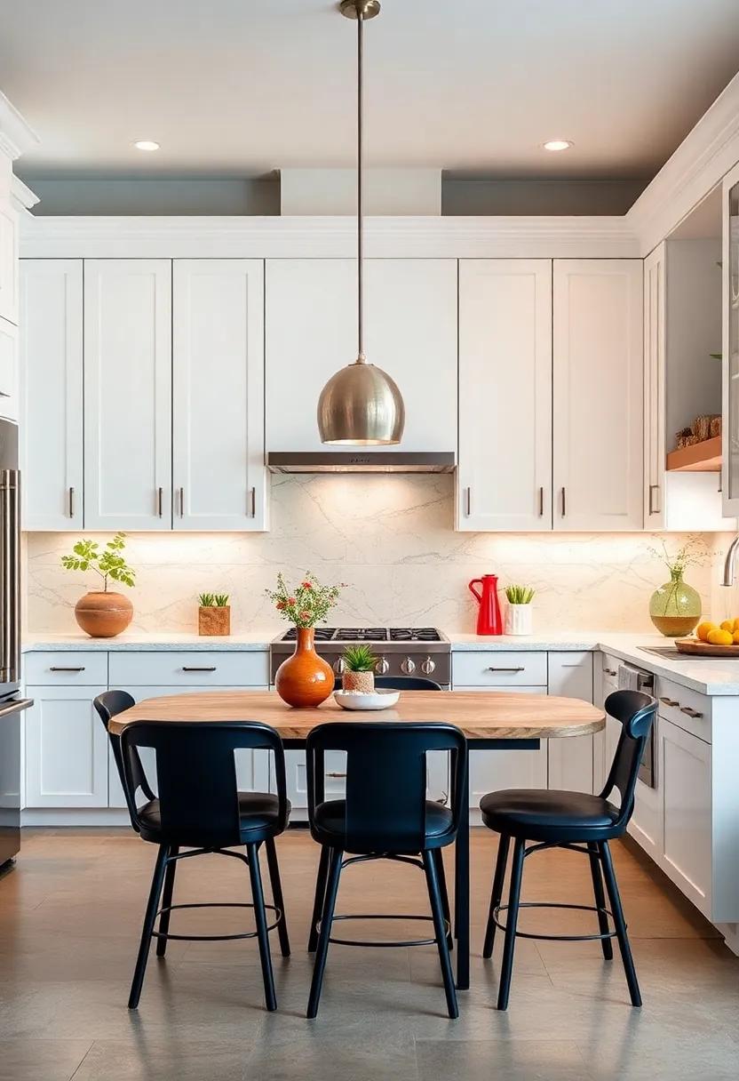 Bold ⁣Backsplash: Brighten your kitchen renovation ideas by infusing a bold, colorful backsplash behind white ‌cabinets for an unexpected pop of personality