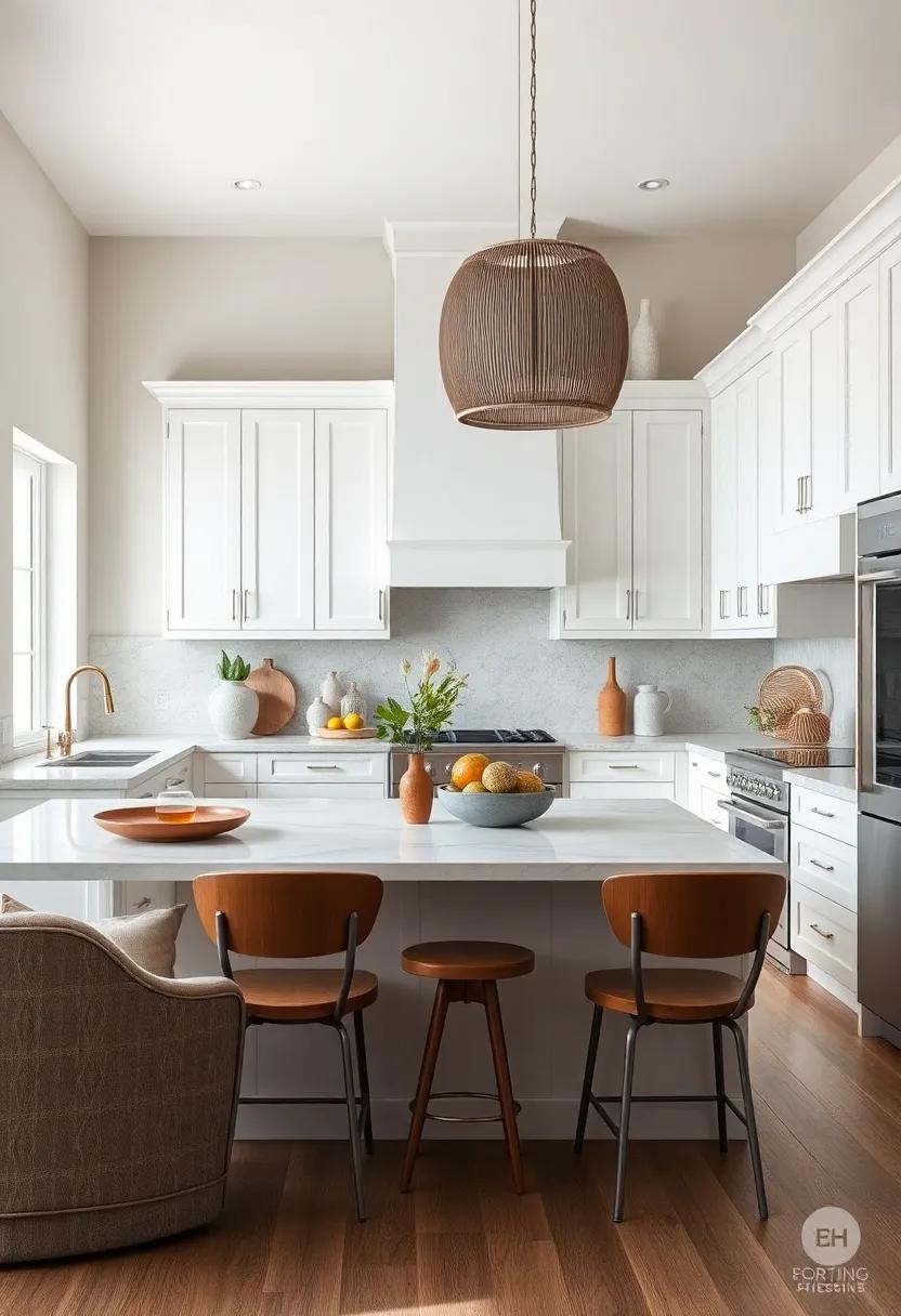 Earthy Tones: Look at ⁤how ‌white cabinets can harmonize‍ with earthy-toned countertops and accessories, grounding‍ the kitchen in nature-inspired ‌elegance