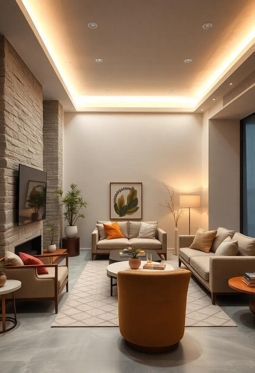 Layer your lighting by combining different sources—overhead, ambient, and task lights—to create depth and richness in any room