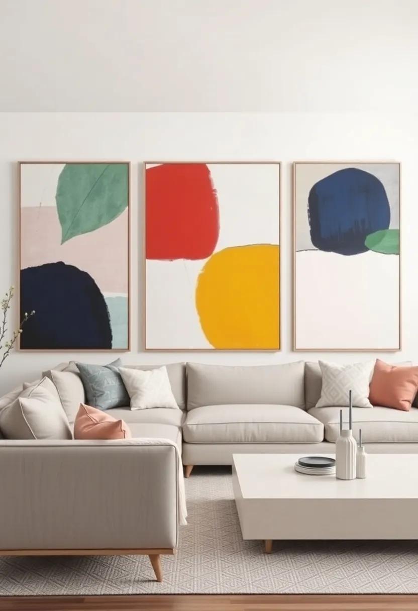 Choose Limited Color Palettes: Stick to a small range of hues in your abstract pieces to maintain cohesion while keeping design fresh and modern