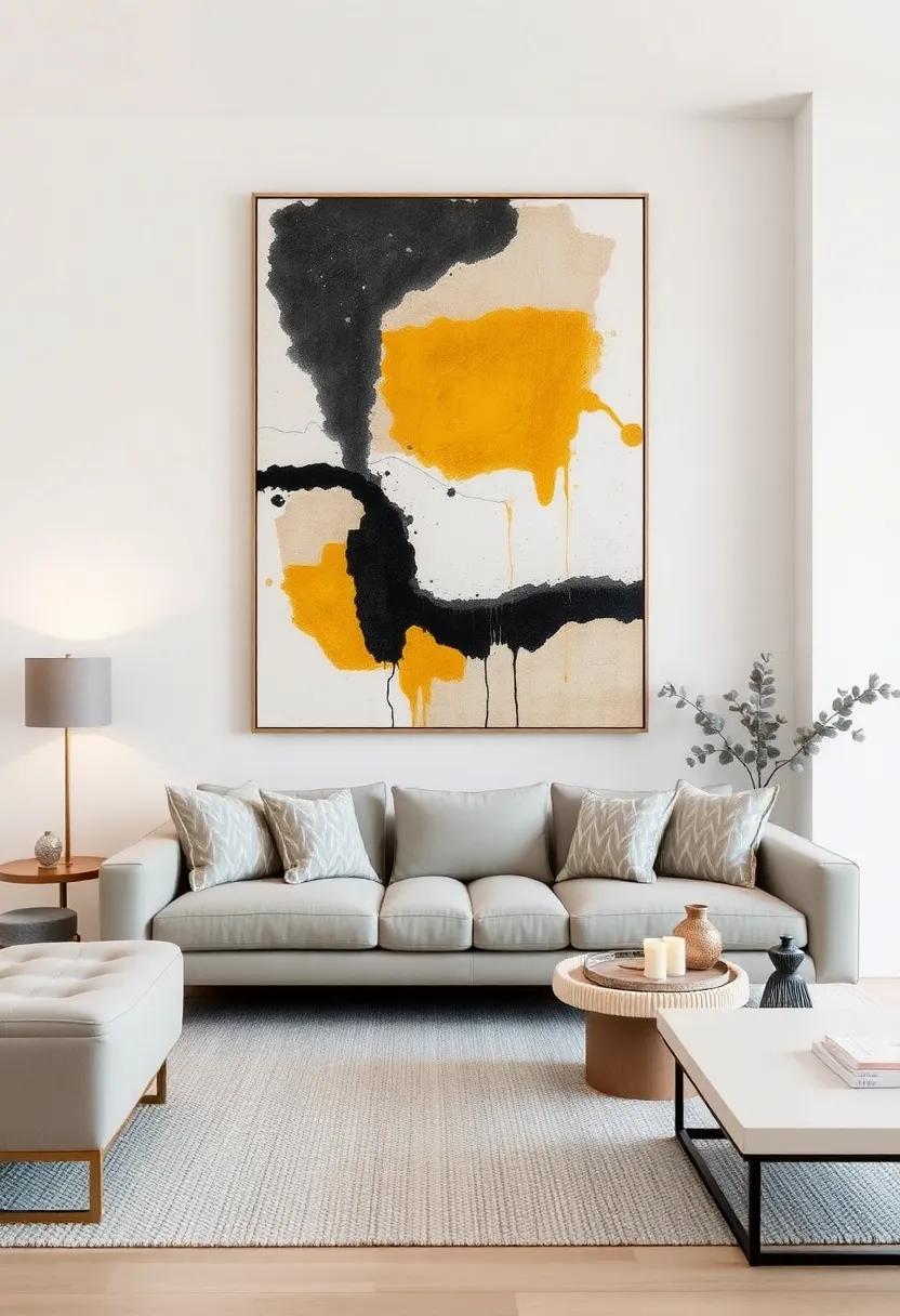 Consider the View: Hang art that can be appreciated from multiple angles, creating intrigue and visual delight from different positions in the room