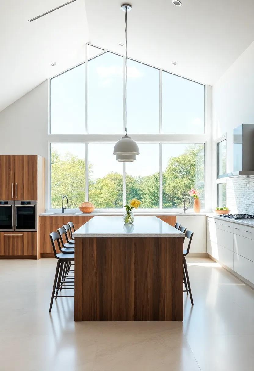 Capturing Views with Large Windows for a Bright Kitchen Experience