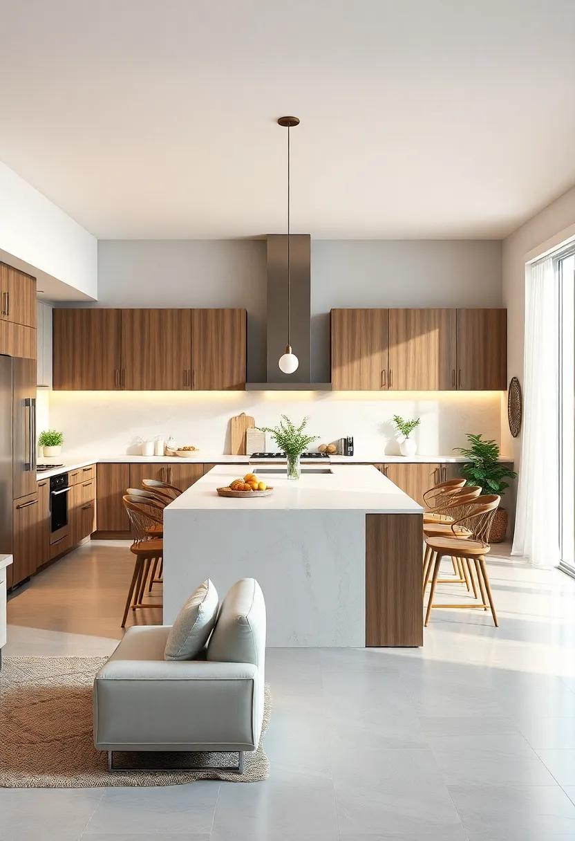 Seamless Flow Between Kitchen and Living Areas for Effortless Entertaining