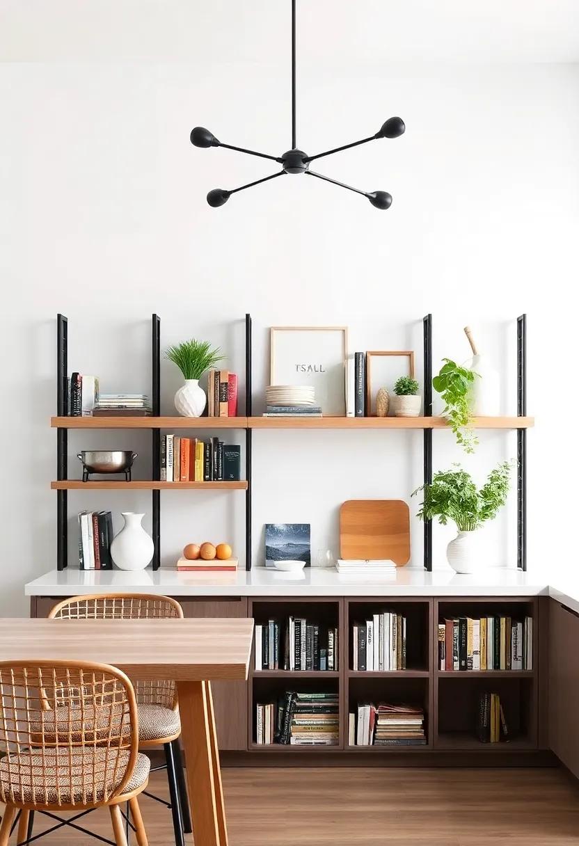 Using Open Shelving to Showcase Your Culinary Talents and Cookbooks