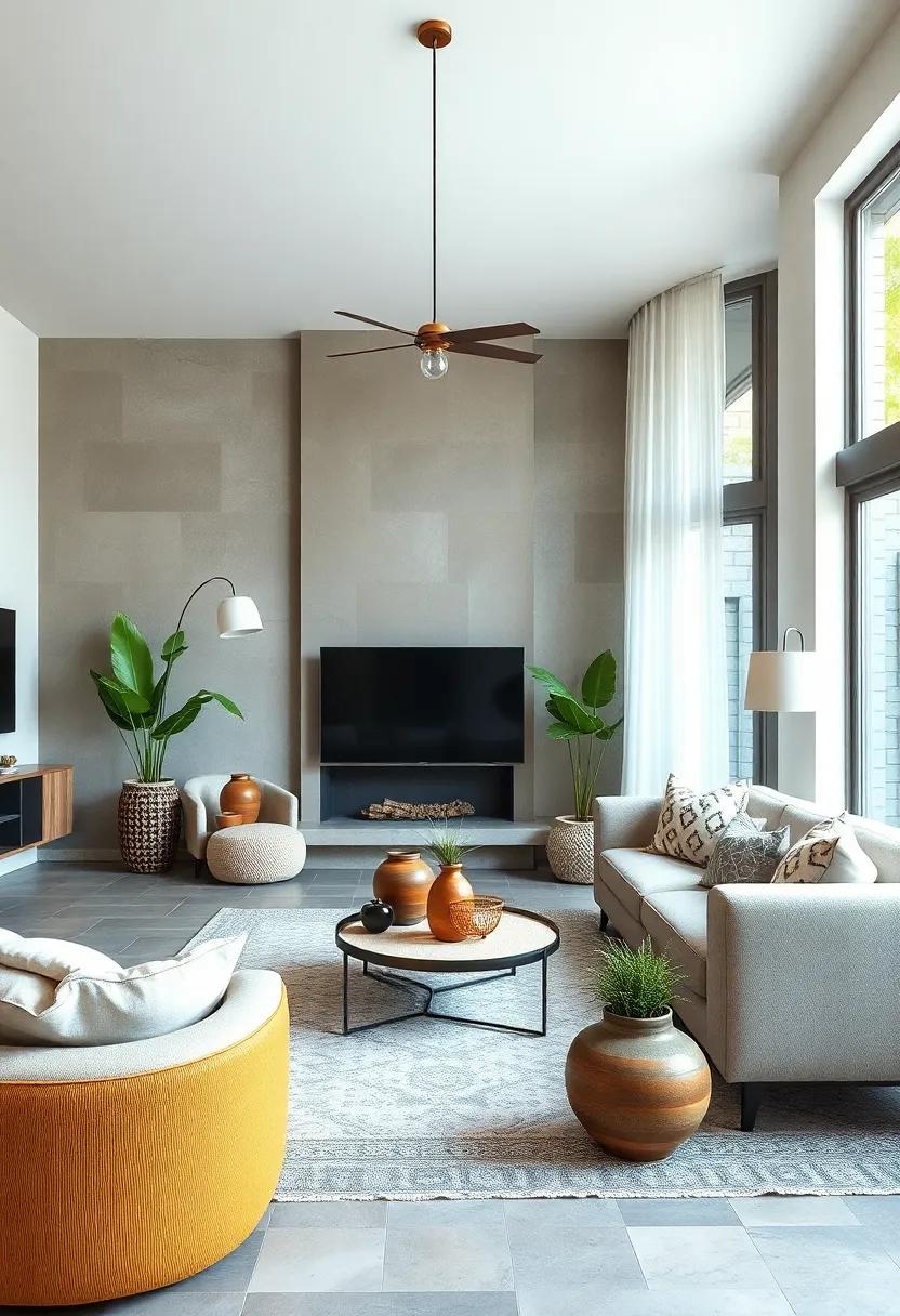 Incorporate Artisan Pottery: Showcase handcrafted pottery ⁣and ceramic plants as accent pieces to ⁤highlight unique​ craftsmanship