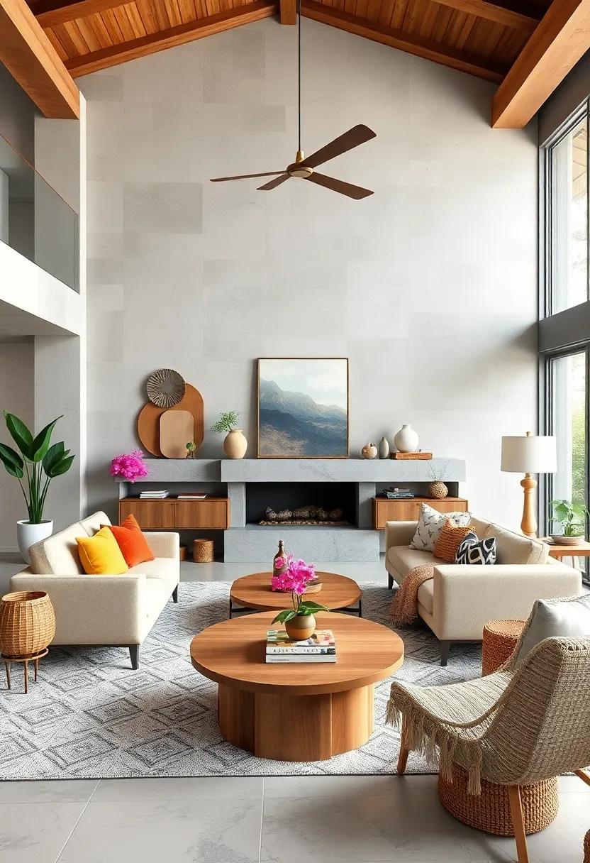 Create Levels with Furniture: ⁢Use different ⁢heights in your furniture choices and décor⁣ placements to create a visually appealing layout